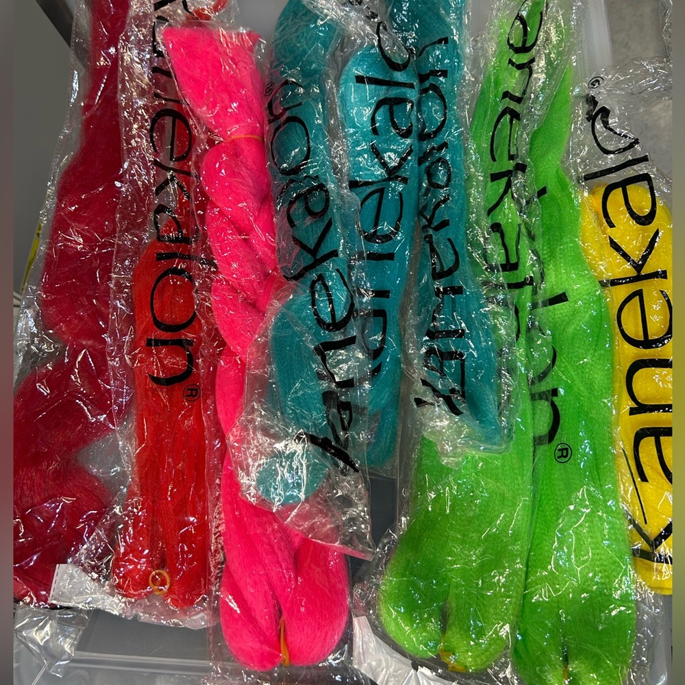 Nine Packages of Braid Hair